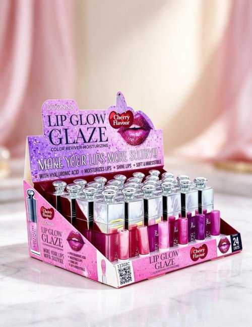 Gloss Magic Hyaluronic saveur cerise Pack 24 D'Donna - brill