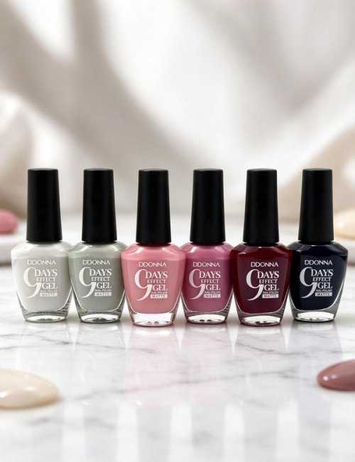 Vernis à ongles gel 9 jours D'DONNA - Pack 24 couleurs éclat