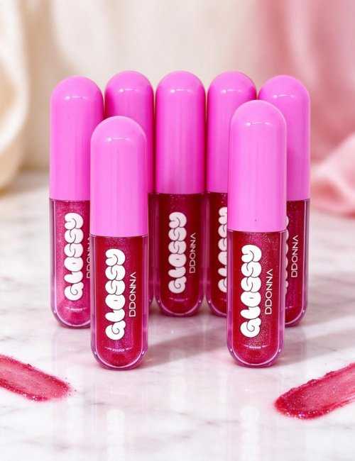 Pack 36 Lip Oil Glossy D'DONNA - Brillance et volume des lèv