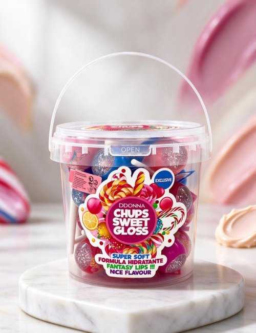Lipgloss Magic Chups Sweet PH Pack 24 D'Donna