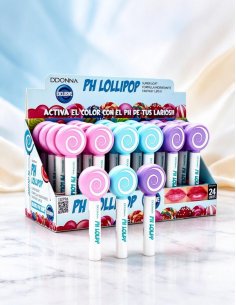 Gloss à Lèvres PH Lollipop Pack 24 D'DONNA - Teinte personna