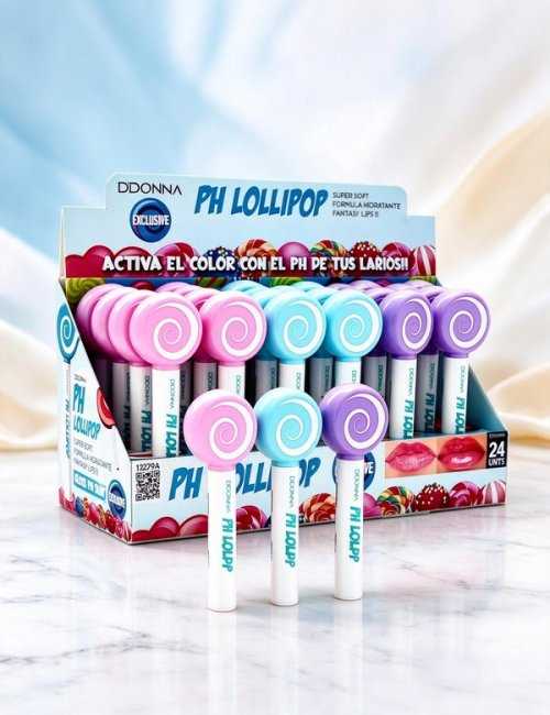 Gloss à Lèvres PH Lollipop Pack 24 D'DONNA - Teinte personna