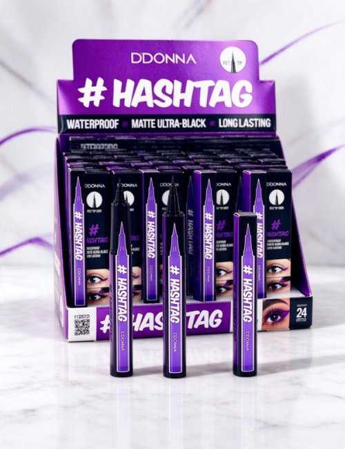 Eyeliner liquide Hashtag 24H violet pack 24 D'Donna