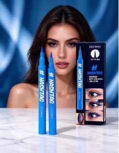 Pack 24 Eyeliner liquide bleu 24H précision D'DONNA