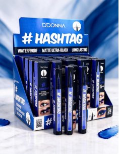Eyeliner Liquide Hashtag Bleu 24H Pack 24 D'DONNA