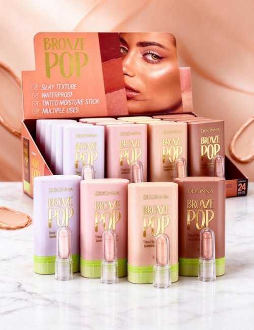Pack 24 Bronze Pop Stick D'DONNA - Maquillage bronzant prati