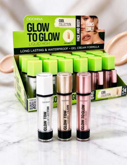 Pack 24 Illuminateurs Liquides Glow To Glow D'DONNA longue t