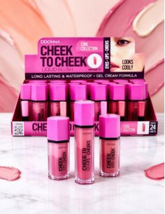 Pack 24 fards à joues liquides longue tenue D'DONNA