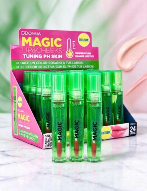 PACK 24 Magic Tuning PH brillant à lèvres D'DONNA - Couleur