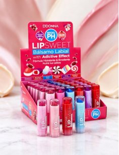 Baume à Lèvres PH Lipsweet D'DONNA Pack 48, couleur unique