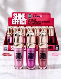 Pack 24 crème à lèvres effet brillant D'DONNA confort et écl