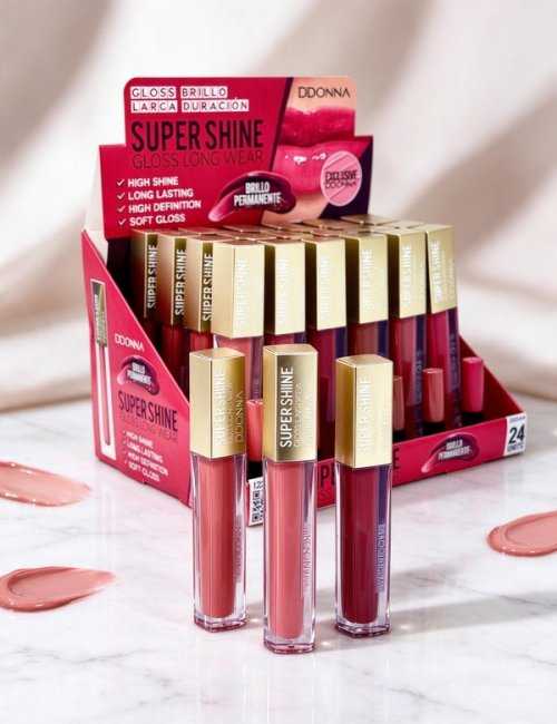 Pack de 24 Lipgloss Haute Brillance Longue Durée D'DONNA