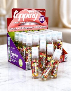 Gloss Hydratant Popping Sweet Lip Oil Pack 24 D'DONNA