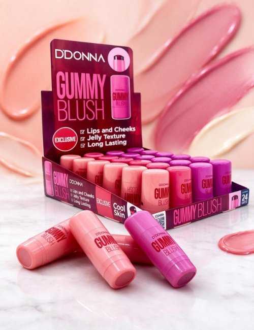 Pack 24 Fard à joues Gel Gummy Exclusive D'Donna - Teint fra