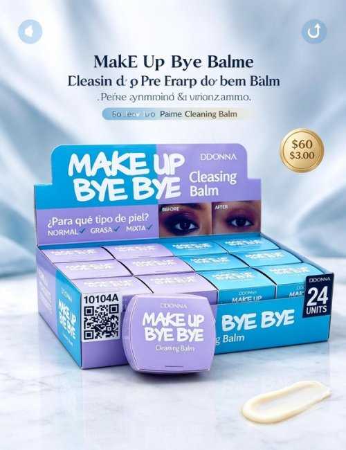 Pack 24 baumes démaquillants hydratants Make Up Bye Bye D'Do