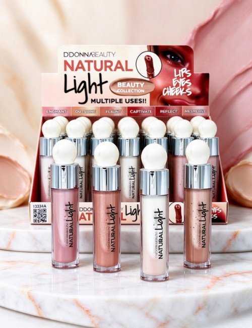 Pack 24 illuminateurs liquides naturels D'DONNA, éclat doux