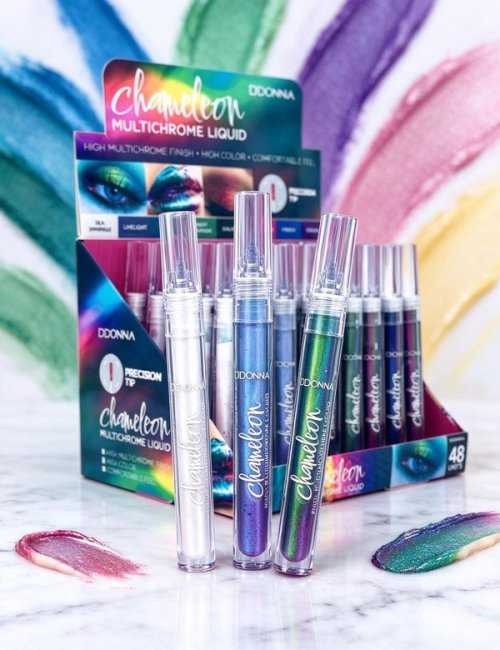 Pack de 48 ombres à paupières chameleon multichrome D'DONNA