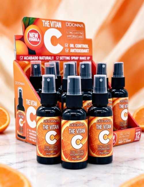 Pack 12 Brume Fixatrice POWER MATTE Vitamine C D'DONNA