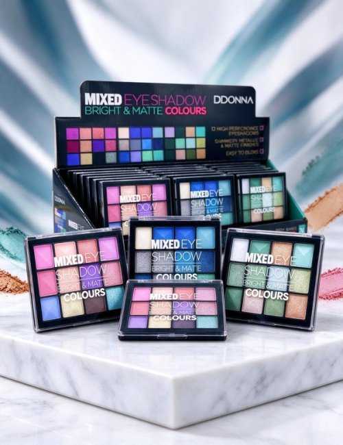 PACK 24 Ombres à Paupières Mixtes D'DONNA - Palette variée e