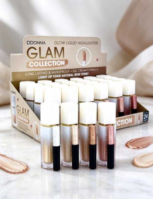 PACK 24 Highlighter Liquid Glam D'DONNA - Illuminateur liqui