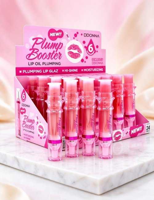 PACK 24 LIP OIL PLUMP BOOSTER MATTE 24H D'DONNA - Gloss mat