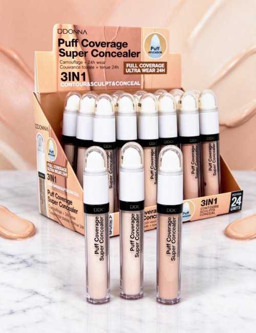 Pack 24 Correcteurs Puff Super Coverage D'DONNA - Couvrance