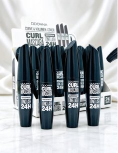 Mascara Waterproof noir volumisant D'DONNA pack 24 pas cher