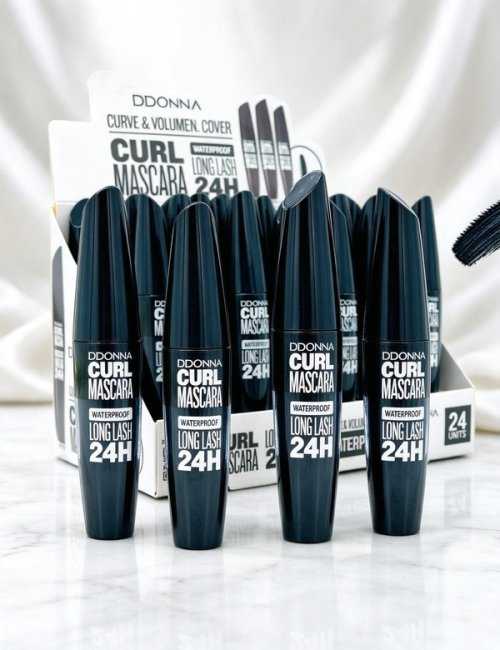 Mascara Waterproof noir volumisant D'DONNA pack 24 pas cher