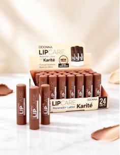 Baume Lèvres Karité D'DONNA - Pack 24 unites protecteur natu