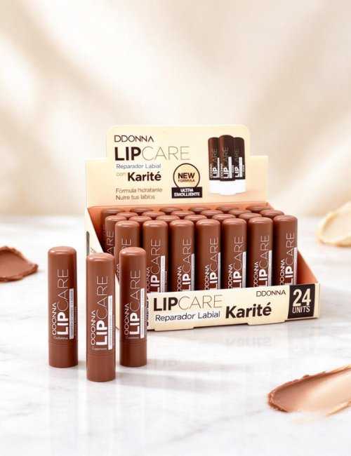 Baume Lèvres Karité D'DONNA - Pack 24 unites protecteur natu