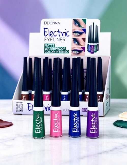 Pack 24 Eyeliner Mat Waterproof haute tenue D'DONNA