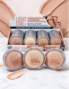 Poudre compacte Light Star D'DONNA pack 24 longue tenue
