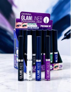 Eyeliner liquide brillant waterproof pack 24 D'DONNA