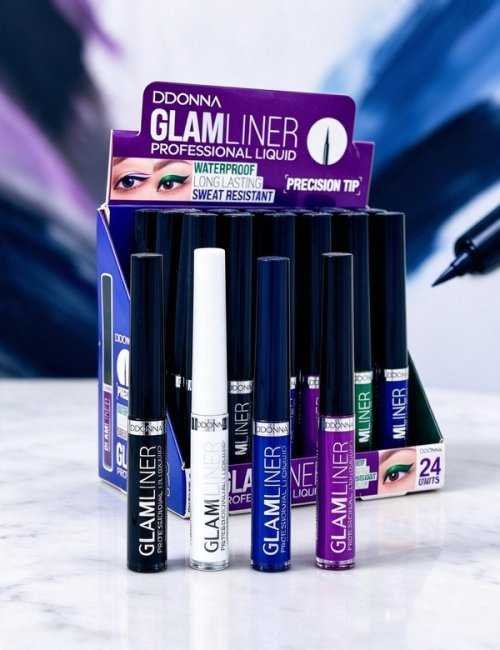 Eyeliner liquide brillant waterproof pack 24 D'DONNA