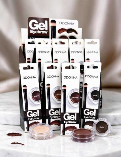 Gel pour sourcils D'DONNA pack de 12 - tenue longue durée