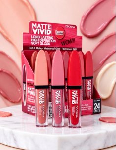 Pack de 24 Gloss Mat Waterproof 24H D'Donna - Teintes variée