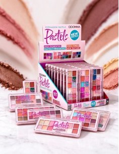 PACK 24 Ombres à Paupières New Pastels D'DONNA - Couleurs va
