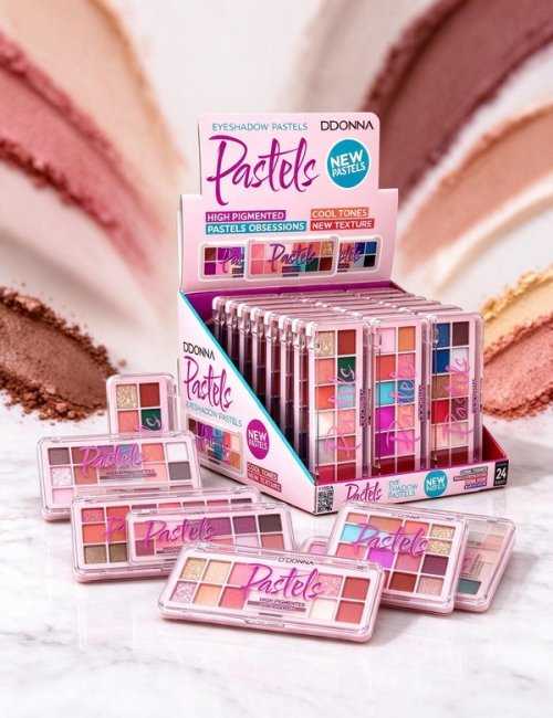 PACK 24 Ombres à Paupières New Pastels D'DONNA - Couleurs va