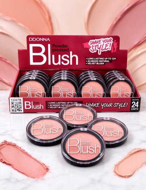 Pack 24 fards à joues pressés Blush Power par D'DONNA