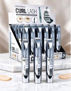 Mascara cils Curl Lash noir pack 24 D'Donna