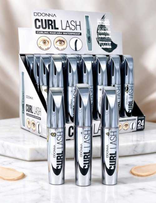 Mascara cils Curl Lash noir pack 24 D'Donna