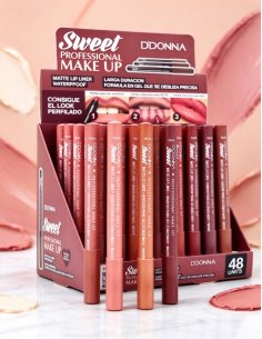 Pack de 48 crayons à lèvres Sweet Professional D'Donna mat