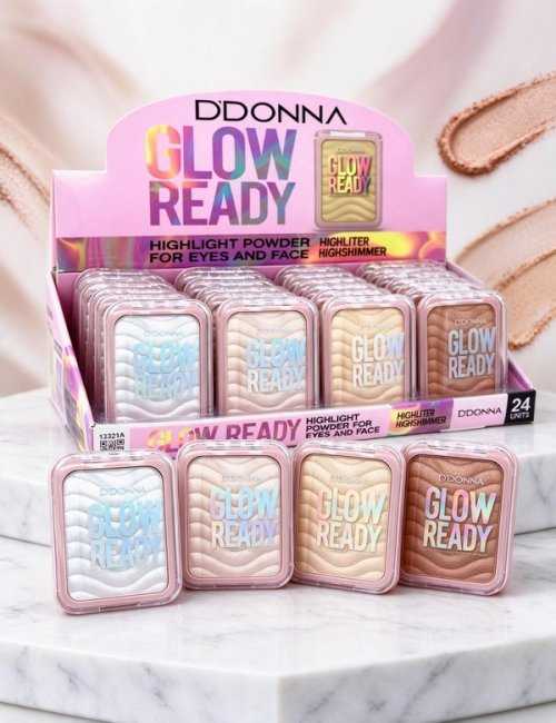PACK 24 illuminateurs Glow Ready D'Donna pour visage et yeux