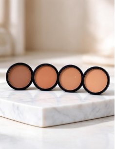 Pack de 16 Poudres Compactes Silk Skin D'DONNA 15g mat natur