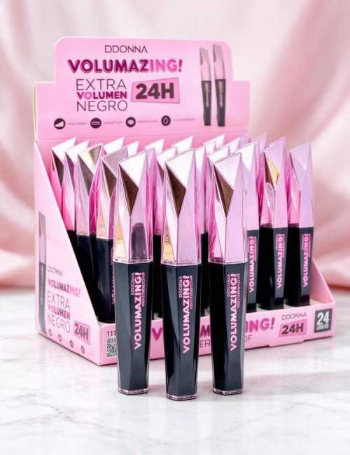Mascara Volumazing waterproof D'DONNA pack 24 cils volumisés