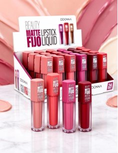 PACK DE 24 Rouge à Lèvres Liquide Beauty Matte D'Donna - Mat