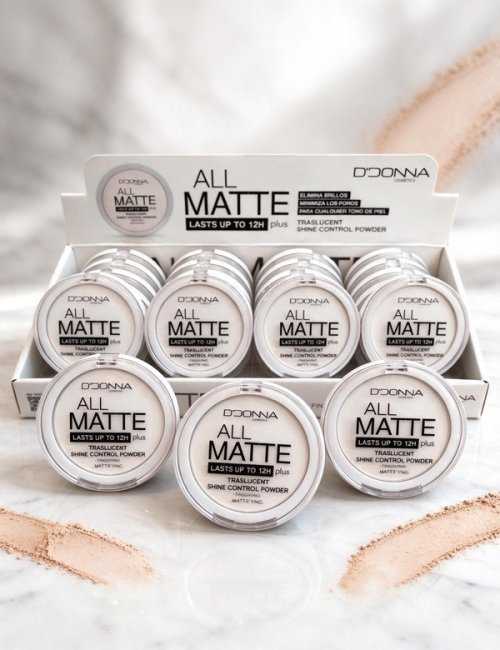 PACK DE 24 Poudres Translucides All Matte 12H D'DONNA