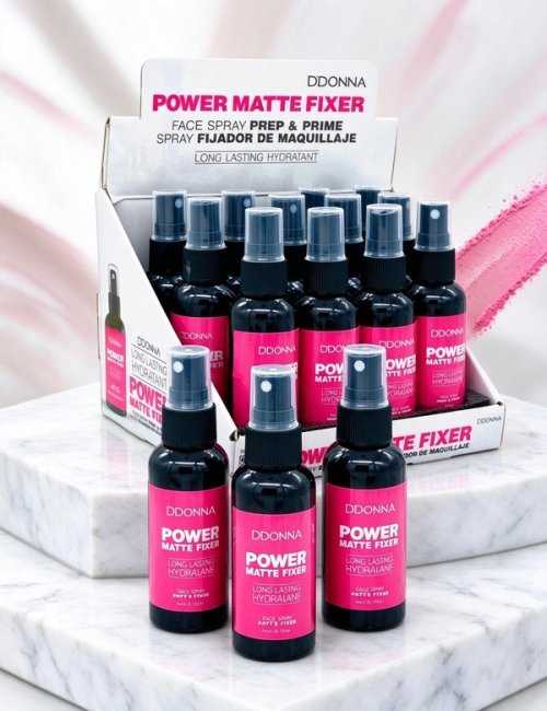 Spray fixateur de maquillage matte D'DONNA pack 12 - Fixatio