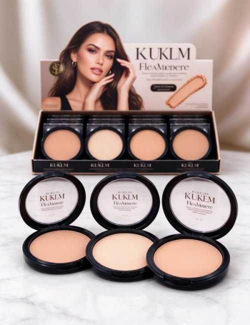 Poudre compacte Silk Skin 4 couleurs pack 16 D'Donna