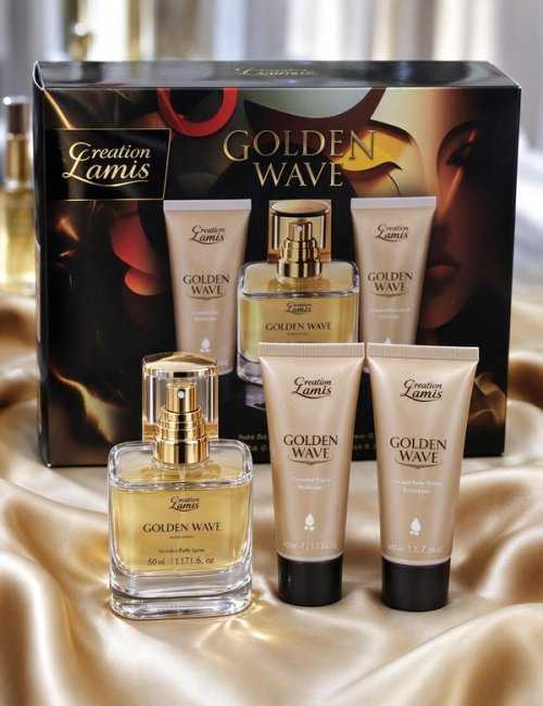 Set Golden Wave Eau de Parfum Femme 100ml - Coffret Parfum
